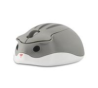 Souris Sans Fil Souris Hamster De Dessin Animé Souris Portable 2.4GHz 1200DPI Optique Sans Fil avec Récepteur USB Souris Compacte et Silencieuse Pour Ordinateur PC Mac Cadeau Pour Les Enfants, Gris