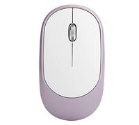 Souris sans Fil, Souris sans Fil 2,4 Ghz DPI, Ordinateur Optique Rechargeable Réglable, Périphérique Externe avec Récepteur USB, Souris Optique à Roue à 4 Voies(Mauve)