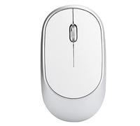 Souris sans Fil, Souris sans Fil 2,4 Ghz DPI, Ordinateur Optique Rechargeable Réglable, Périphérique Externe avec Récepteur USB, Souris Optique à Roue à 4 Voies(Argent)