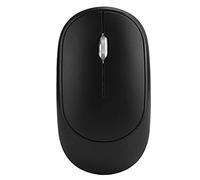 Souris sans Fil, Souris sans Fil 2,4 Ghz DPI, Ordinateur Optique Rechargeable Réglable, Périphérique Externe avec Récepteur USB, Souris Optique à Roue à 4 Voies(Noir)