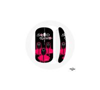 Souris Sans Fil - Squid Game - Pink Soldiers - USB Wifi - Compatible Mac et PC - Rose