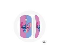 Souris Sans Fil Stitch et angel bleu rose ()