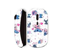 Souris sans Fil - - Stitch et Angel Dessin noir