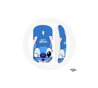 Souris Sans Fil Stitch mignon fond bleu ()