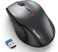 Souris sans Fil TECKNET 3200 PPP Classique Ergonomique avec 6 Boutons