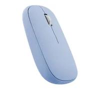 T'nB - Souris sans Fil Design Tendance Coloré, Double Connexion Bluetooth et USB-A, Haute Autonomie, Mode De Veille Automatique, Précision 1200 DPI, 3 Boutons - Bleu