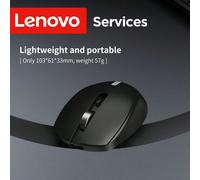 Souris sans fil USB Lenovo N220, prise en main silencieuse et confortable, souris de bureau, à domicile et de jeu, compatible avec les ordinateurs de bureau et les ordinateurs portables UnicoloreABS
