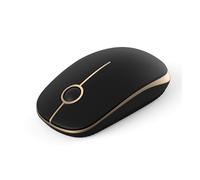 Souris sans fil USB silencieuse 2.4G pour ordinateur portable, accessoire ergonomique pour joueur en ligne