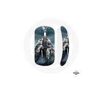 Souris Sans Fil Vikings Série Saison 6 Ragnar Lothbrok logo V Epée Gris Fond Brouillard ()