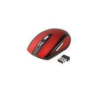 Souris Sans Fils Universelle Optique 2600 Dpi 2.4 Ghz USB Plug & Play Rouge YONIS G
