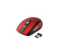 Souris Sans Fils Universelle Optique 2600 Dpi 2.4 Ghz USB Plug & Play Rouge YONIS G