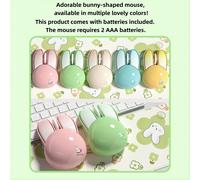 Souris Silencieuse Sans Fil Ppp Rabbit M6, Connexion 2,4 G Récepteur Usb Pour Une Utilisation De Bureau D'ordinateur Portable Et De Bureau Taille UniqueABS