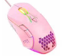 Souris Souris d'ordinateur for ordinateur portable Souris de jeu optique USB Souris filaire ergonomique Dispositif de pointage Défilement à 4 voies Léger Programmable Défilement tactile Programmation
