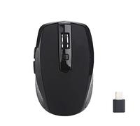 Souris Souris sans fil for ordinateur portable, souris ergonomique de jeu, rechargeable par USB, dispositif de pointage, molette de défilement à quatre voies, 2,4 G, photoélectrique rechargeable