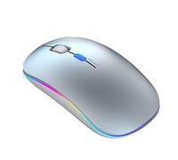 Souris Souris sans fil for ordinateur portable, USB, gaming, Bluetooth, ergonomique, dispositif de pointage, rechargeable, 2,4 GHz, Plug and Play, suivi optique, antidérapant, avec roues en caoutchouc
