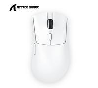 Souris super légère Attack Shark R1, sans fil Bluetooth 2.4G, capteur de jeu PixArt PAW3311, 6 DPI réglables pour jeu de bureau R1 Red