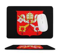 Souris Tapis Armoiries De La Cité du Vatican Confort Tapis De Souris Gaming Moderne Base De Table pour Maison Gamer Accessoires 10X12In