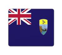 Souris Tapis Drapeau De Sainte-Hélène Résistant Tapis De Souris De Jeu Étanche Mousepad pour Pc Ordinateur Gamer 10X12In