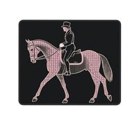 Souris Tapis Dressage Cavalier De Dressage Cheval Confort Tapis Souris Résistant Base De Table pour Gaming Pc Ordinateur 10X12In