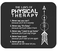 Souris Tapis Les Lois De La Physiothérapie : Objectifs Motivationnels Confort Tapis De Souris De Jeu Lavable Mouse Pad pour Gamer Maison Clavier 10X12In