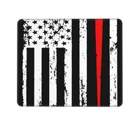 Souris Tapis Profession De Ferrailleur Drapeau des États-Unis Lavable Tapis De Souris Résistant Base De Table pour Pc Ordinateur Accessoires 10X12In