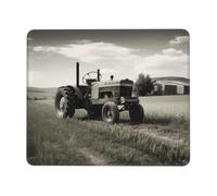 Souris Tapis Tracteur Agriculture Tranquille Mousepad de Bureau 10x12in | Lavable Mousepad Portable Tapis de Souris Gaming pour Accessoires Travail Ordinateur