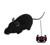Souris télécommandée | Jouet électronique sans fil pour chat floqué quatre voies, alimenté par piles, proie mécanique qui imite le plaisir de jouer interactif pour chats et chiens, 1 pièce universelle