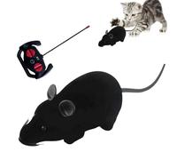 Souris télécommandée - Matériau durable, souris télécommandée réaliste, chasse sans fil, jouets électroniques interactifs pour chat | Sourisgrinçante pour chat, jouet alimenté par batterie, imite le