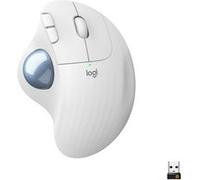 Logitech Souris sans fil Ergo M575 – ergonomique – blanc