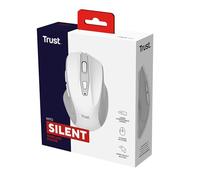 Trust Souris Nito 25550 – Sans fil silencieuse 2,4 GHz 800–2200 DPI Blanc 5 boutons USB