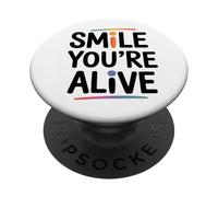 Souris, tu ES en Vie. PopSockets PopGrip Adhésif