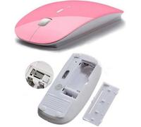 Souris Ultra Plate pour MACBOOK Air Sans Fil USB Universelle Capteur Optique 3 Boutons Couleurs (ROSE) G