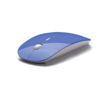 Souris Ultra Plate pour MACBOOK Sans Fil USB Universelle Capteur Optique 3 Boutons Couleurs (BLEU) G