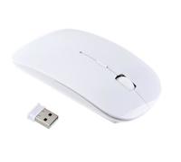 Souris Ultra Plate pour MACBOOK Pro APPLE Sans Fil USB Universelle Capteur Optique 3 Boutons Couleurs (BLANC) - Neuf