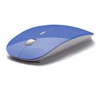 Souris Ultra Plate pour MACBOOK Sans Fil USB Universelle Capteur Optique 3 Boutons Couleurs (ROUGE) G