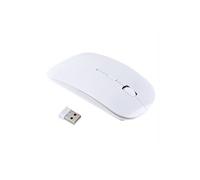 Souris Ultra Plate pour PC HP Sans Fil USB Universelle Capteur Optique 3 Boutons Couleurs (BLANC)