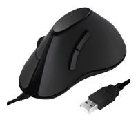 Souris verticale LogiLink Ergonomic Vertical - 5 boutons - USB - Noir
