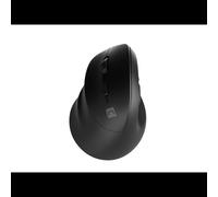 Souris verticale NATEC CRAKE 2 pour gaucher, Bluetooth 4.0, optique 2400 DPI, 6 boutons programmables, molette, noir, compatible Windows/macOS/Android/iOS