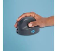 R-Go HE Basic Souris Ergonomique, Bluetooth 5.0, Rechargeable avec Type C/A câble, Prévention tendinite, Souris Ergo Verticale, Compatible avec Windows/Mac, 1600DPI et 3 Boutons, Noir