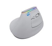 Nilox Souris verticale NXMOEVR01W – Droitier, sans fil RF+Bluetooth 1600 DPI Blanche Rechargeable