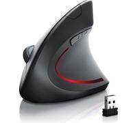 Souris verticale sans fil CSL au design ergonomique - Prévention du bras de la souris / tennis elbow (RSI)