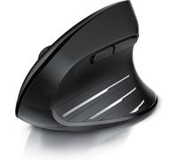 Souris Verticale sans Fil Optique, Bluetooth + 2,4 Ghz Vertical Wireless Mouse, 2400 dpi, 6 Boutons, Ergonomique reposante pour Le Bras, soulagement de l'épicondylite, Plug and Play, PC et Mac