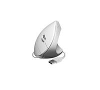 Souris verticale USB Glide Vertical Ergo 1600 dpi 5 boutons droitier couleur blanche