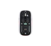 Souris WE sans-fil, double connexion BT et 2.4GHz en USB-C, DPI réglable 800-1200-1600, batterie rechargeable, noir