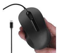 Souris Wired - USB Computer Silent Click, Design Ergonomique | Plug and Play Anti Slip Wired PC Accessories with comfortable grip for home study in office school
