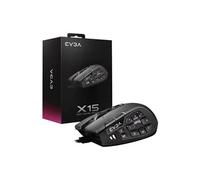 Souris X15 MMO 904-W1-15BK-K3 Avec Fil 16000DPI 20 Boutons Noir