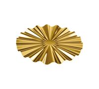 Sous-assiette 33 cm Sambonet Kyma 55232G33 Mirror PVD Gold