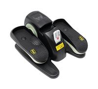 Sous bureau, machine elliptique, appareil d'exercice de pédale de jambe assise électrique de rééducation, entraîneur portable avec télécommande, pédalier assis pour personnes âgées (vert)