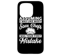 sous Chef Apparel - Superbe Design Amusant de Chefs Coque pour iPhone 15 Pro