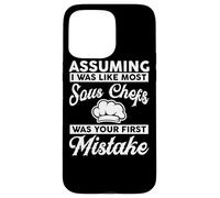 sous Chef Apparel - Superbe Design Amusant de Chefs Coque pour iPhone 15 Pro Max